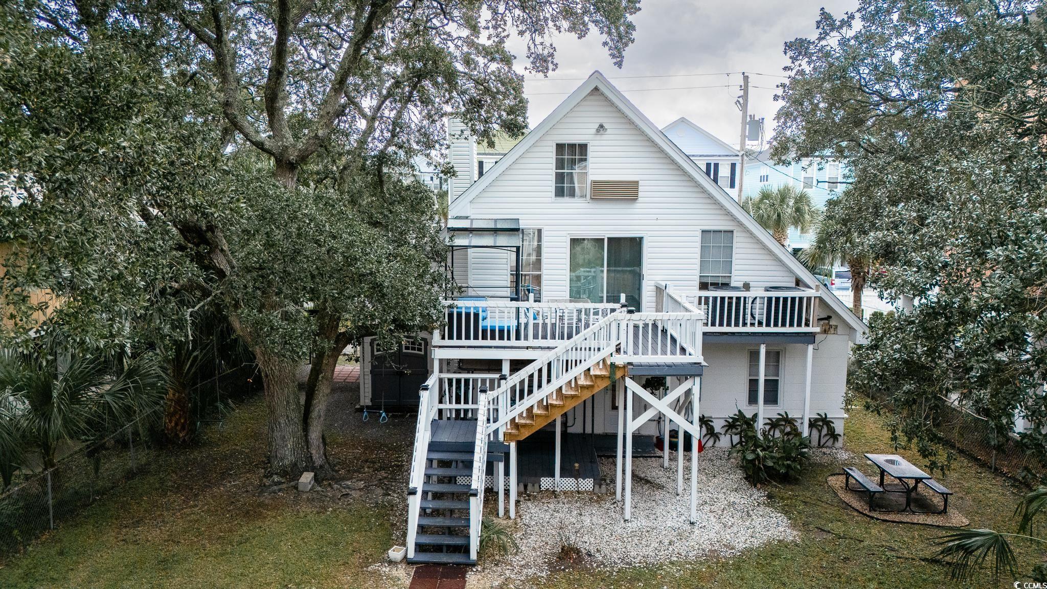 114 North Pinewood Drive Surfside Beach, SC 29575 - Photo 15 of 40 View of back of house