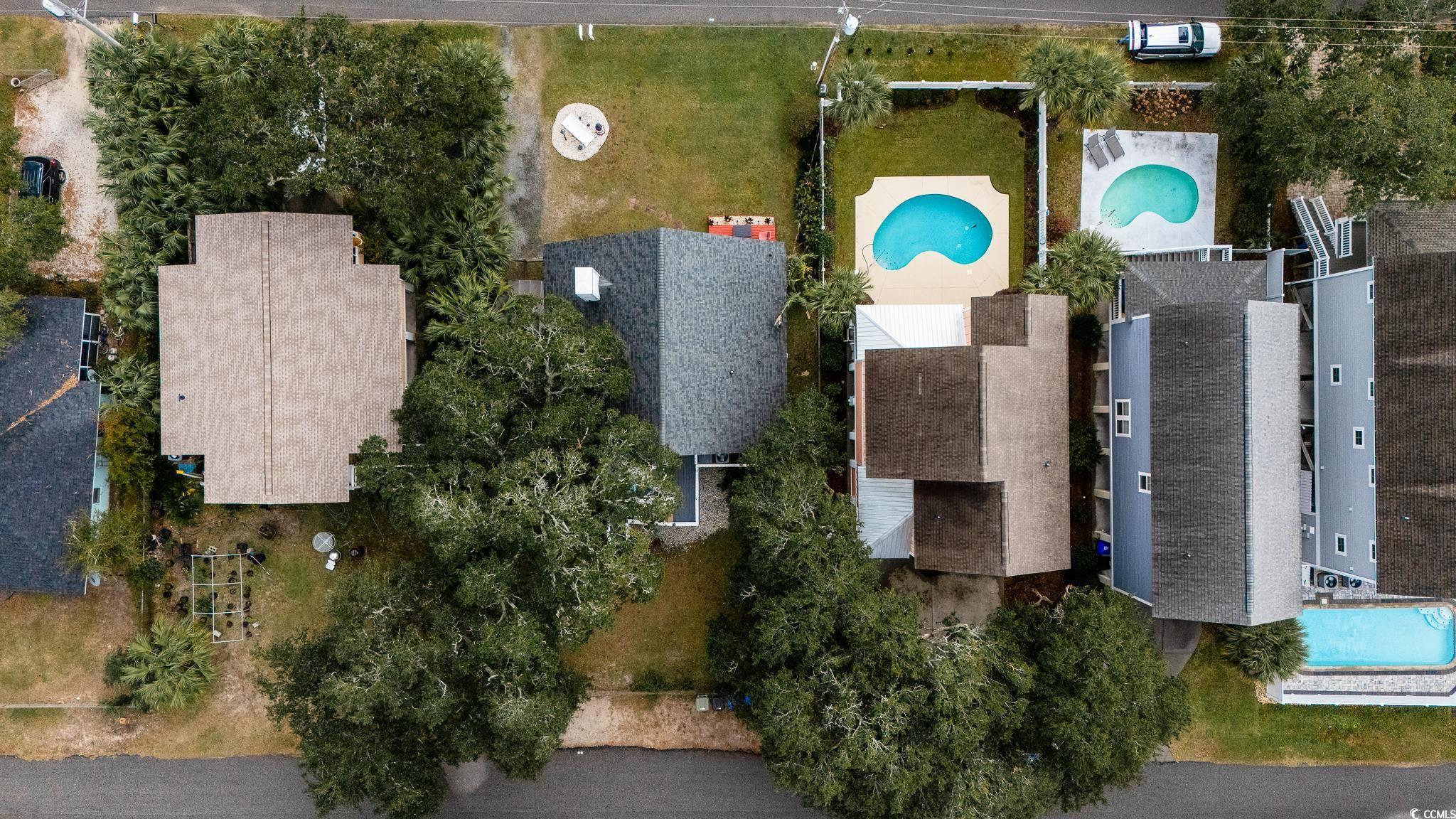 114 North Pinewood Drive Surfside Beach, SC 29575 - Photo 16 of 40 Birds eye view of property