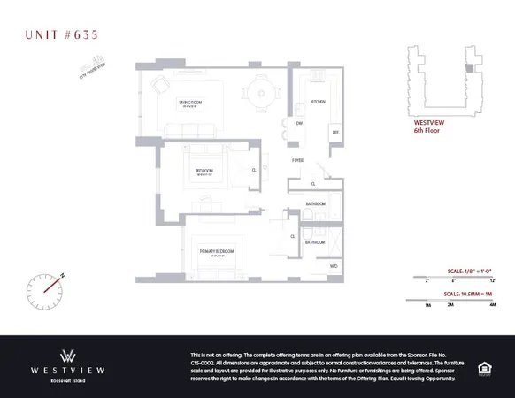$1,100,000 | 625 Main Street, Unit 635 | Roosevelt Island