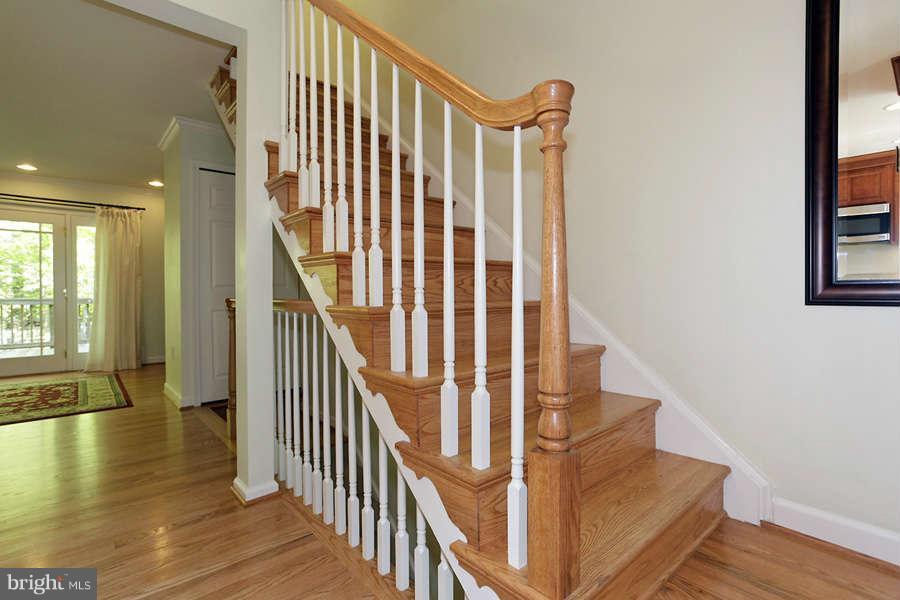 7937 Forest Path Way Springfield, VA 22153 - Photo 7 of 28 Wood Staircase