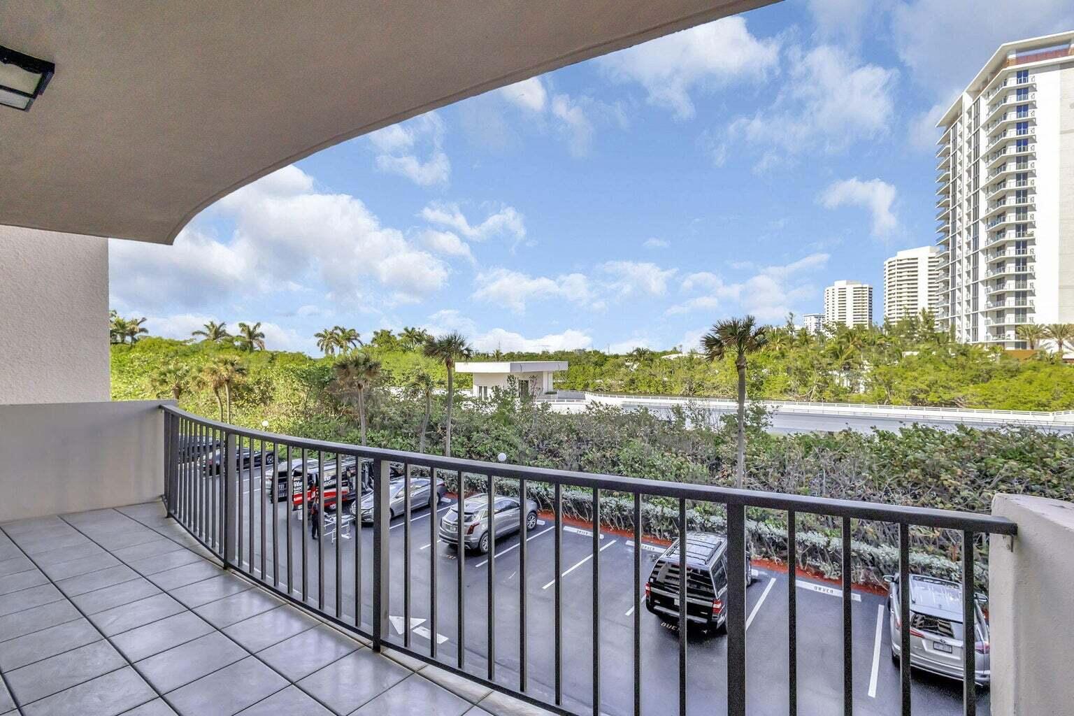 4200 North Ocean Drive, Unit 2201 Singer Island, FL 33404 - Photo 32 of 65 a view of a balcony with an outdoor space