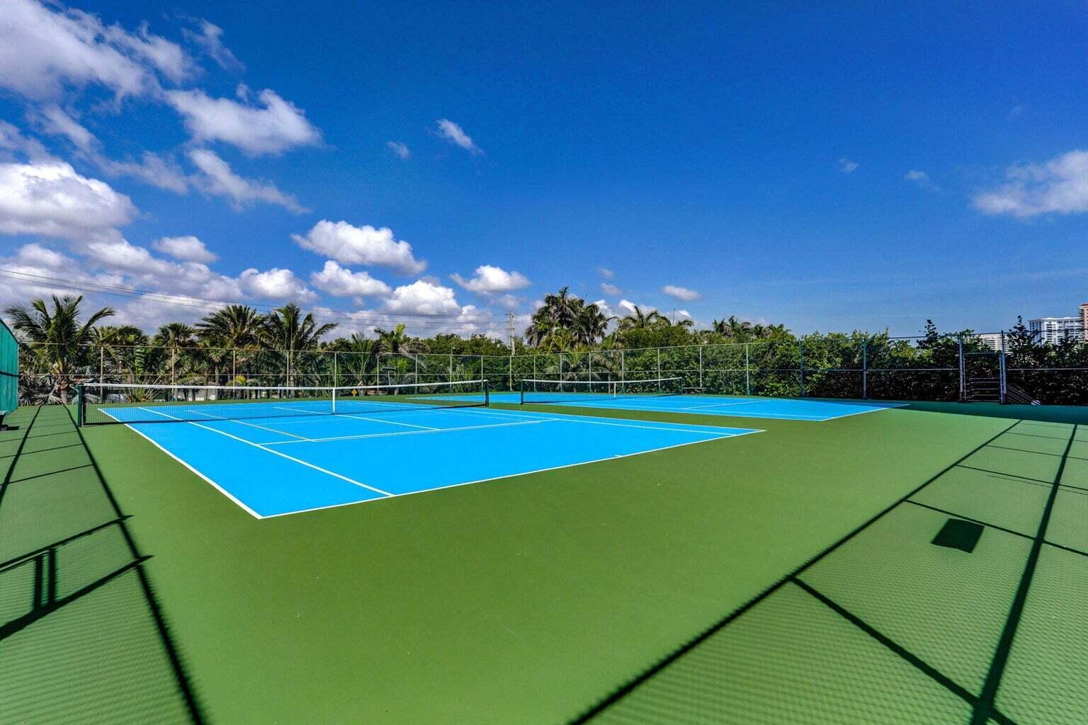 4200 North Ocean Drive, Unit 2201 Singer Island, FL 33404 - Photo 36 of 65 a view of a tennis court