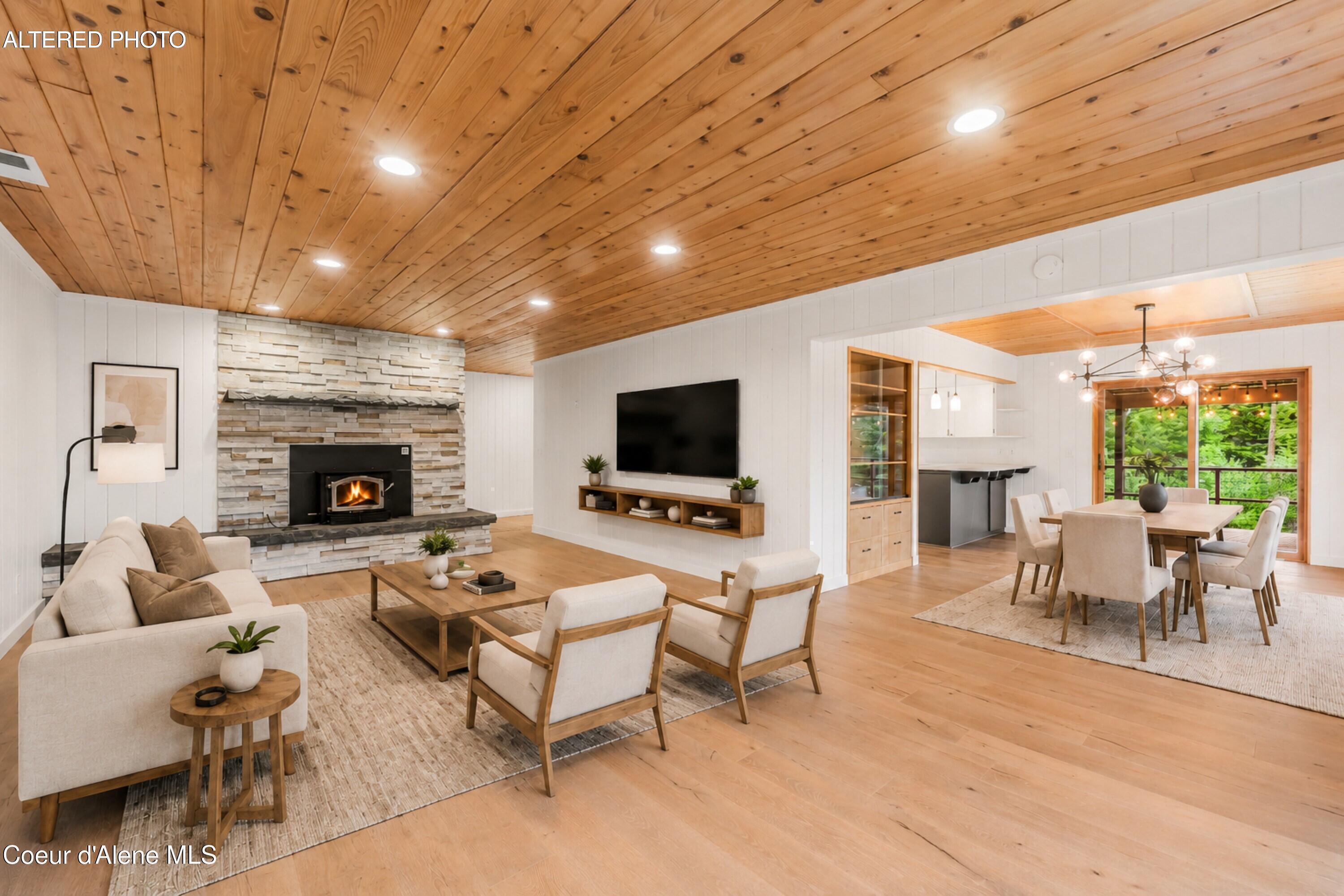 1143 East Rookery Road Hayden, ID 83835 - Photo 3 of 67 1st Floor Living Room and Dining
