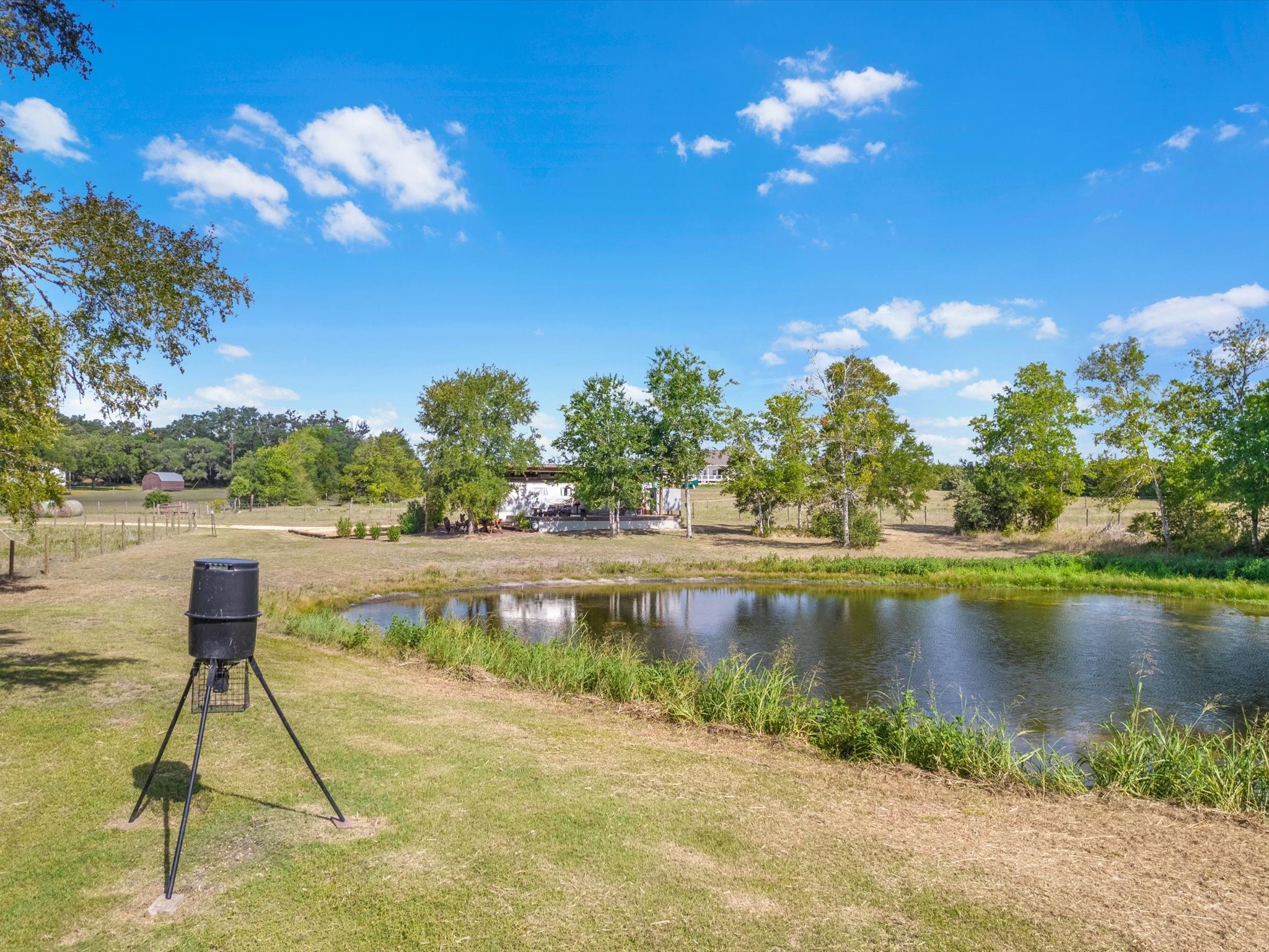 3643 Noak Road Round Top, TX 78954 - Photo 27 of 32 Pond near the rear of the property.