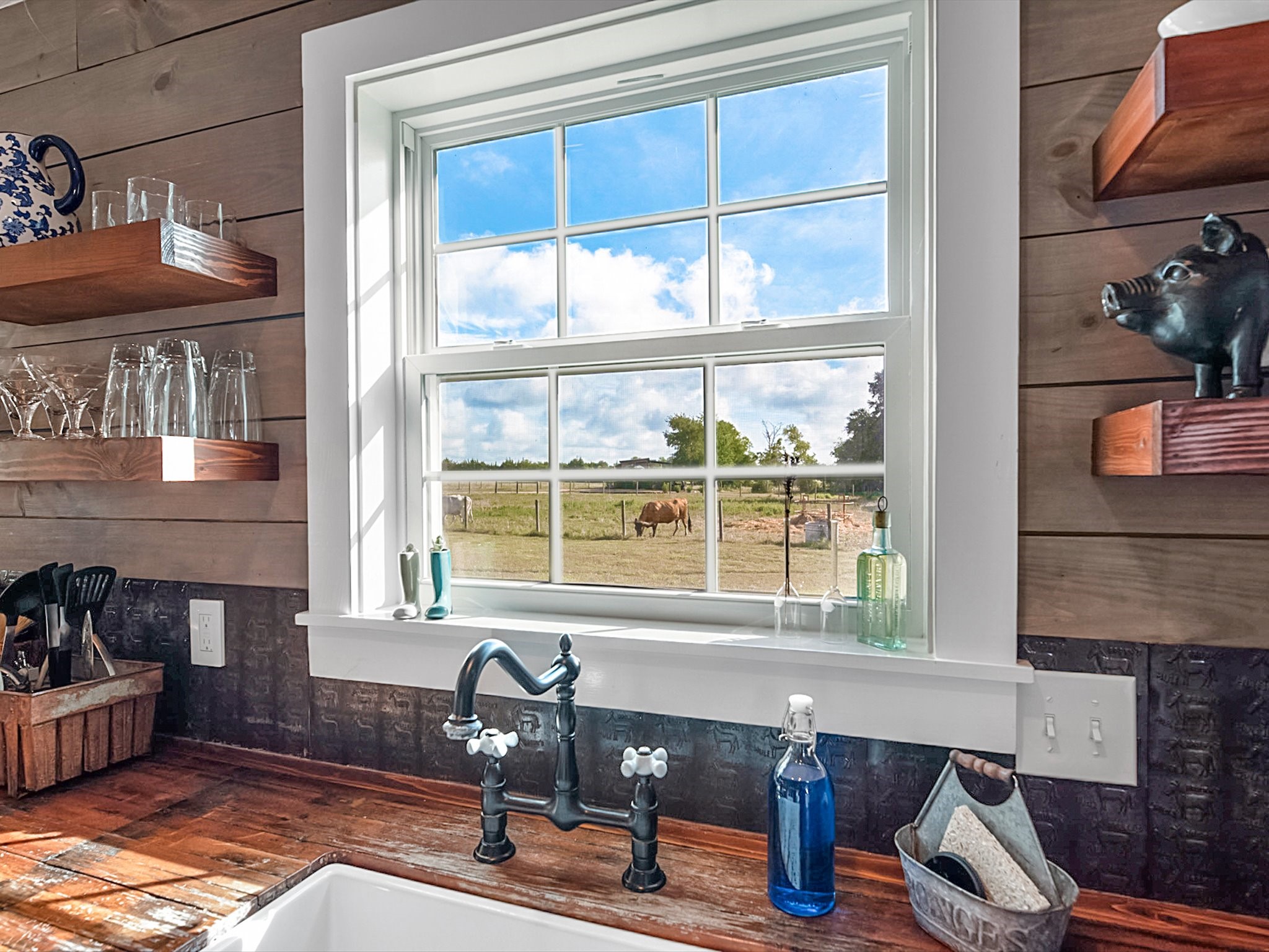 3643 Noak Road Round Top, TX 78954 - Photo 5 of 32 You'll often have a view of the neighbor's Longhorns out your kitchen window. The guests love it!
