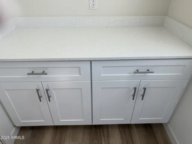 a close view of cabinets