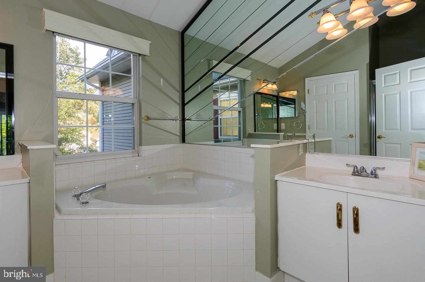 109 Deer Run Court Pennington, NJ 08534 - Photo 19 of 25 a bathroom with a sink and mirror