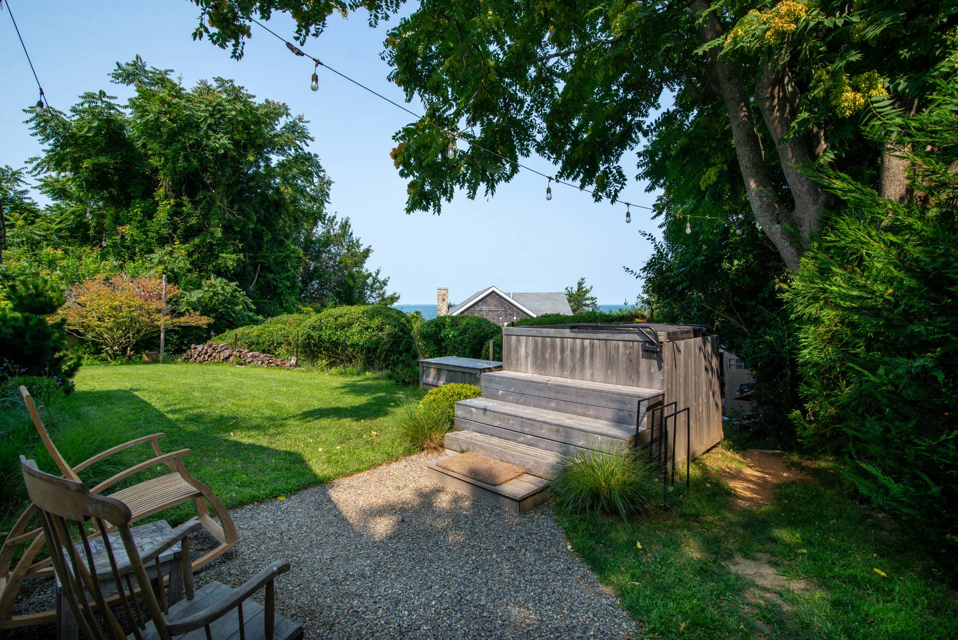 58 Fleming Road Montauk, NY 11954 - Photo 33 of 35 a view of a patio with a yard
