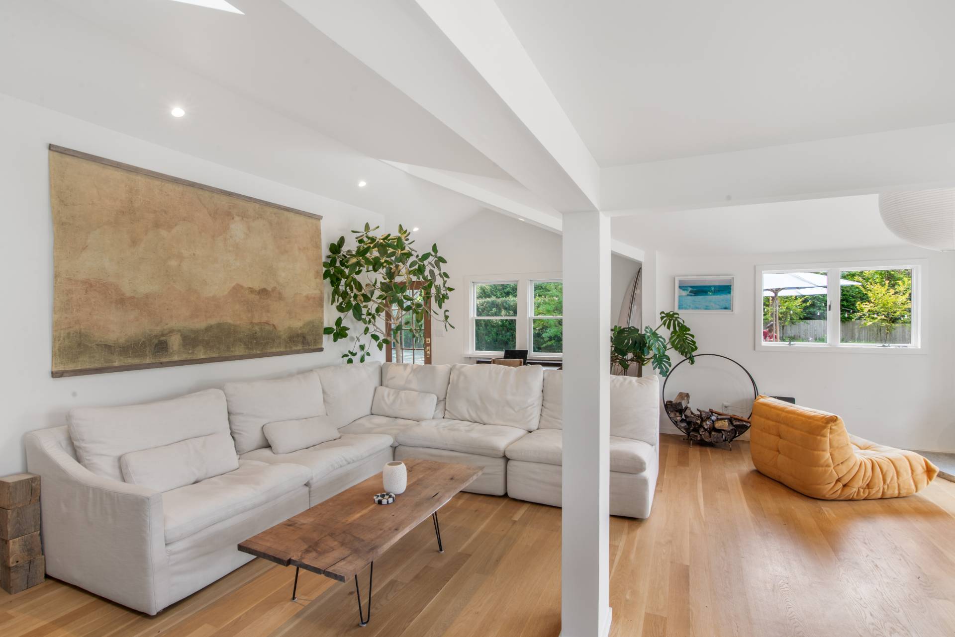 58 Fleming Road Montauk, NY 11954 - Photo 6 of 35 a living room with furniture and wooden floor
