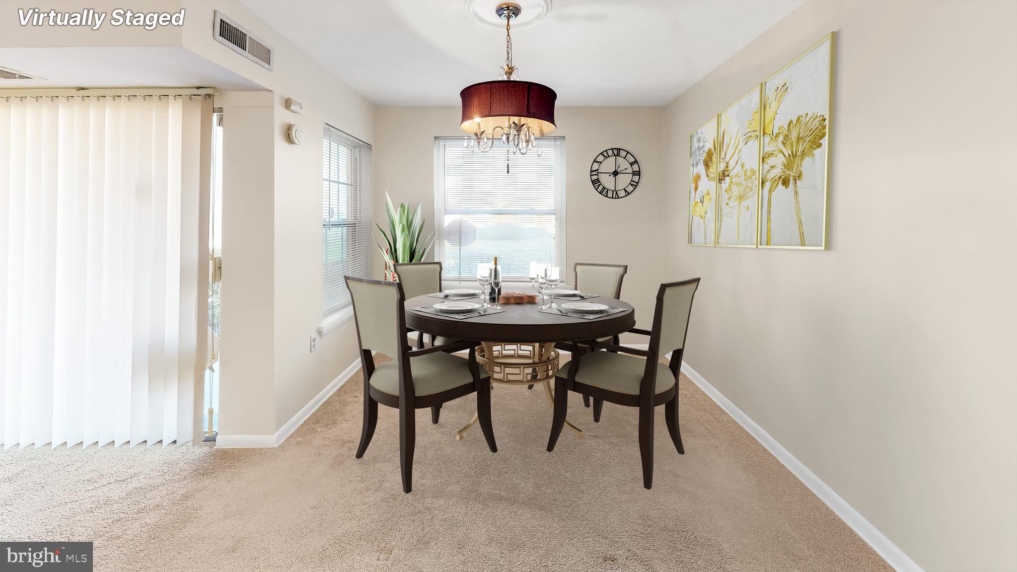 3861 St Barnabas Road, Unit T2 Suitland, MD 20746 - Photo 7 of 17 Dining room v-staged