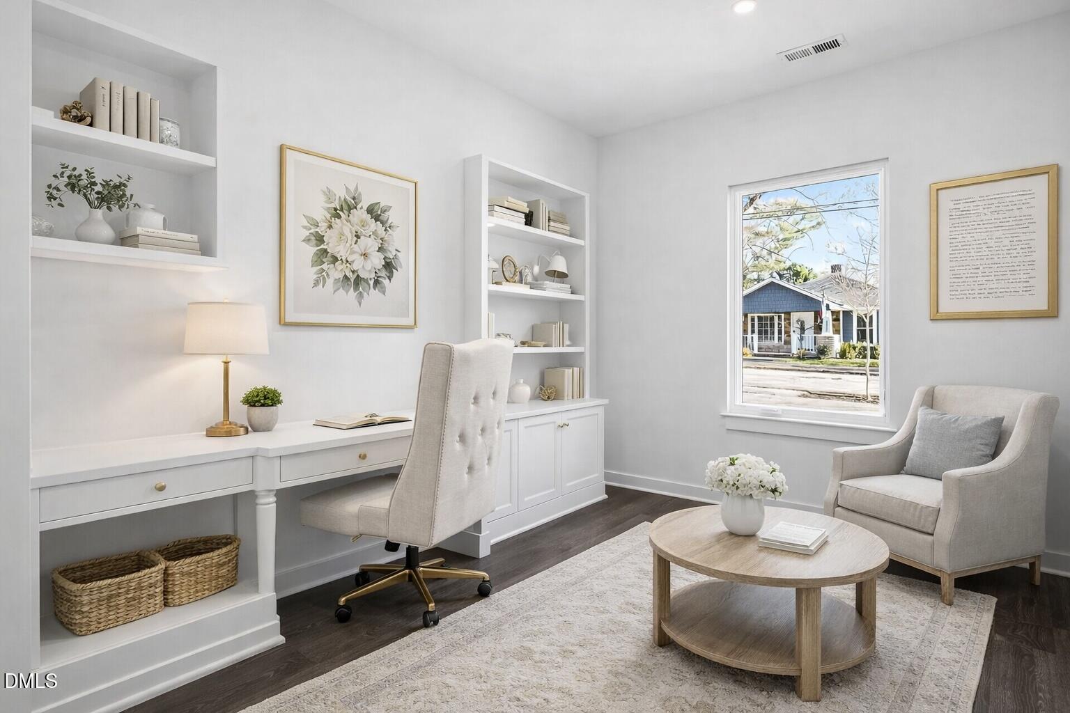 1521 1/2 Sunrise Avenue Raleigh, NC 27608 - Photo 5 of 37 a living room with furniture and painting on the wall