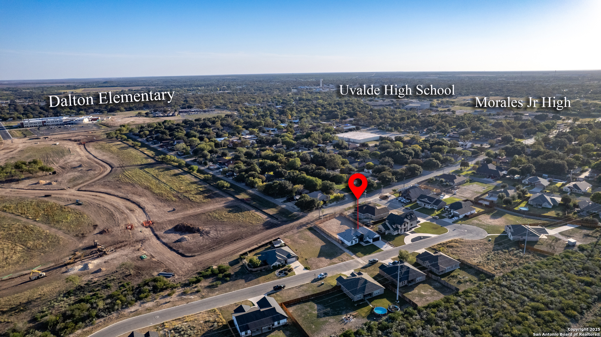 14 Hope Place Uvalde, TX 78801 - Photo 36 of 38 an aerial view of a house