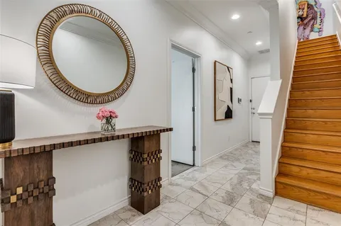 a front view of a house with entryway