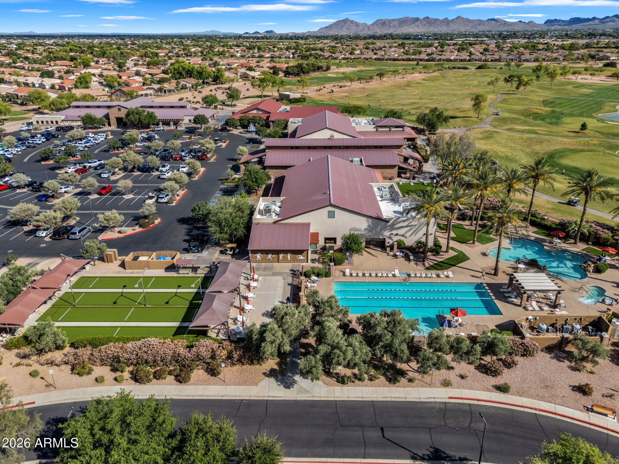4128 East Jude Lane Gilbert, AZ 85298 - Photo 56 of 58 a view of a city with an ocean view