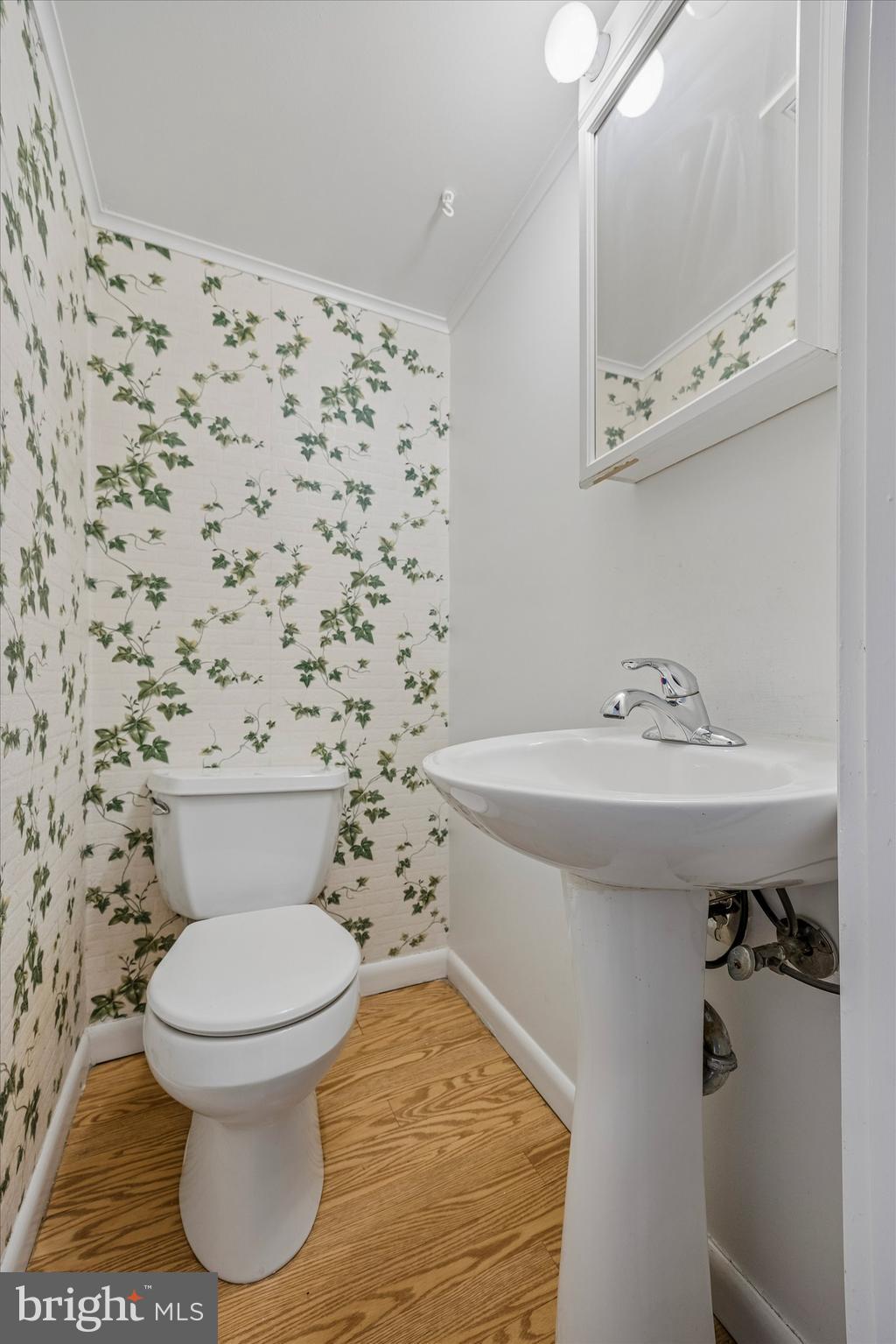 3527 Primrose Road Philadelphia, PA 19114 - Photo 12 of 25 a bathroom with a sink a toilet and a mirror