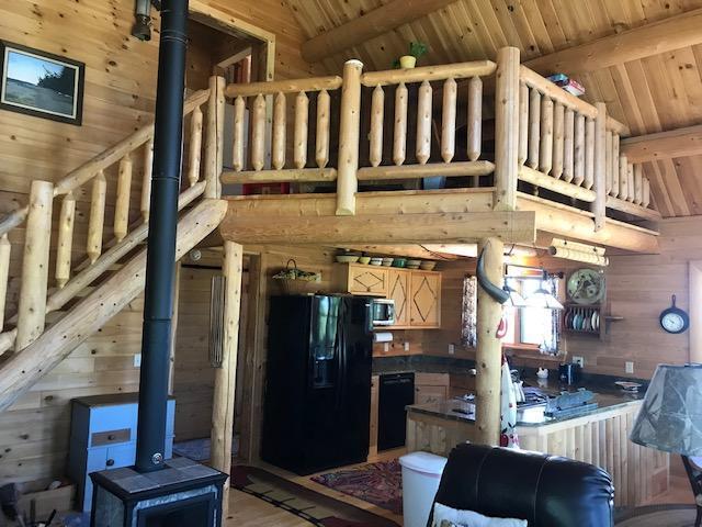 238 North Ridge Road Montville, ME 04941 - Photo 8 of 32 kitchen & stairs