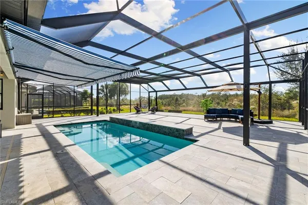 a view of a house with a patio
