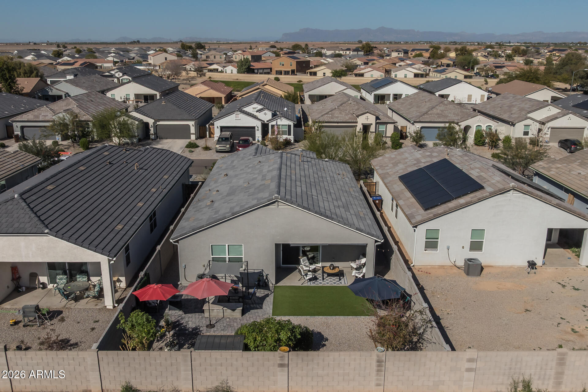 9573 Cotton Road Florence, AZ 85132 - Photo 34 of 46 an aerial view of multiple house
