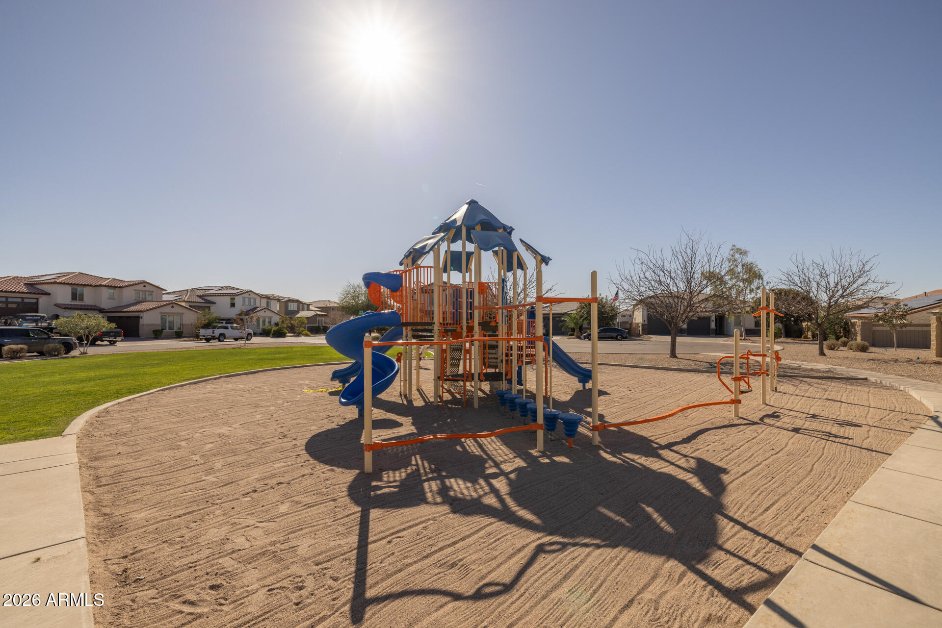 9573 Cotton Road Florence, AZ 85132 - Photo 42 of 46 a view of a swimming pool and lounge chairs