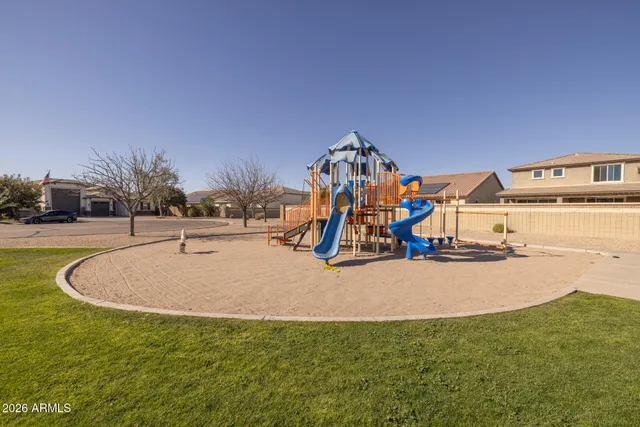 a view of a house with a park