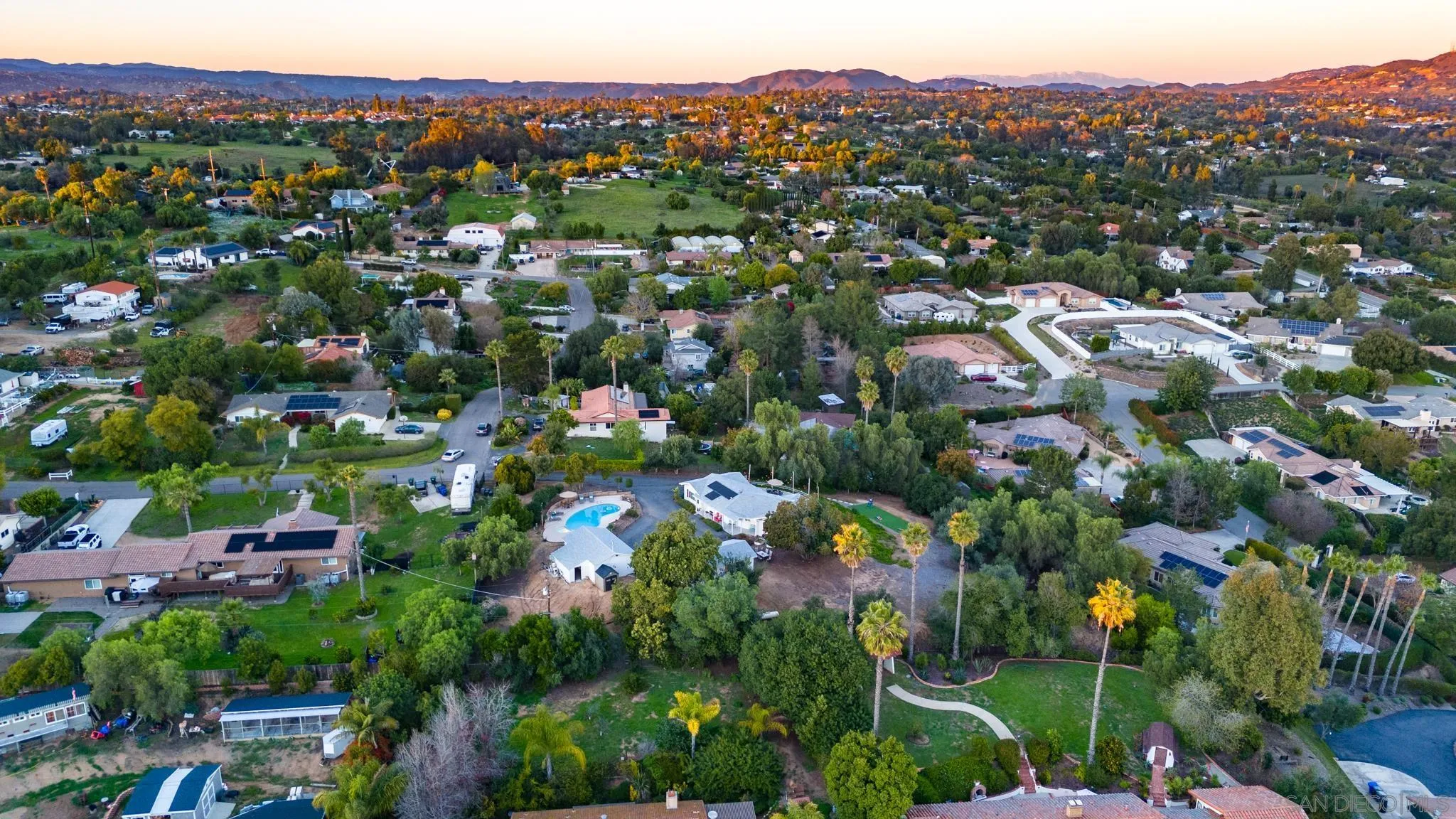 1337 Friends Way Fallbrook, CA 92028 - Photo 53 of 74 an aerial view of multiple house