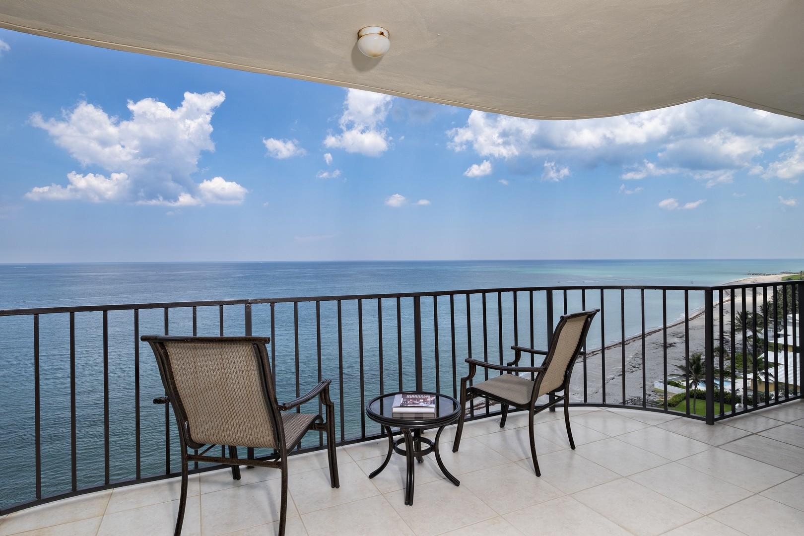 100 South Beach Road, Unit 1002 Tequesta, FL 33469 - Photo 1 of 16 Balcony View
