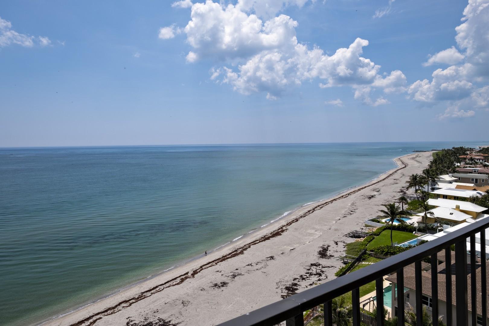 100 South Beach Road, Unit 1002 Tequesta, FL 33469 - Photo 13 of 16 Balcony South View