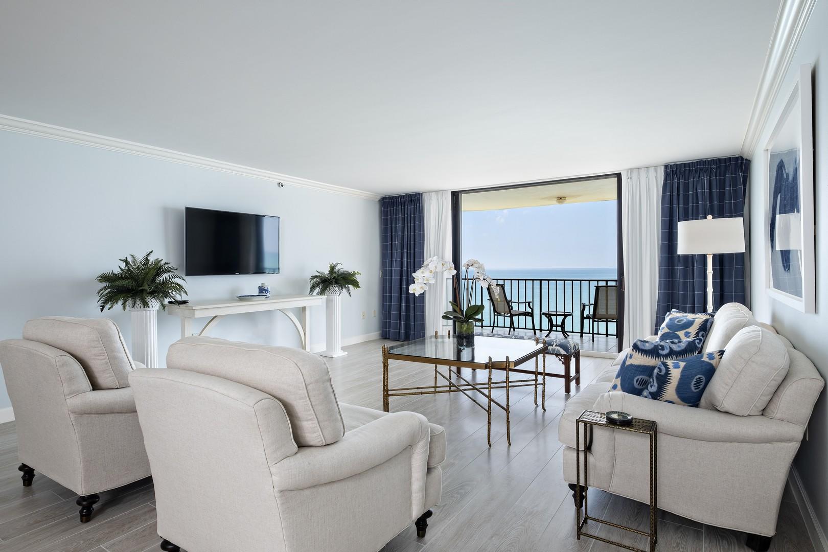 100 South Beach Road, Unit 1002 Tequesta, FL 33469 - Photo 3 of 16 Living Room