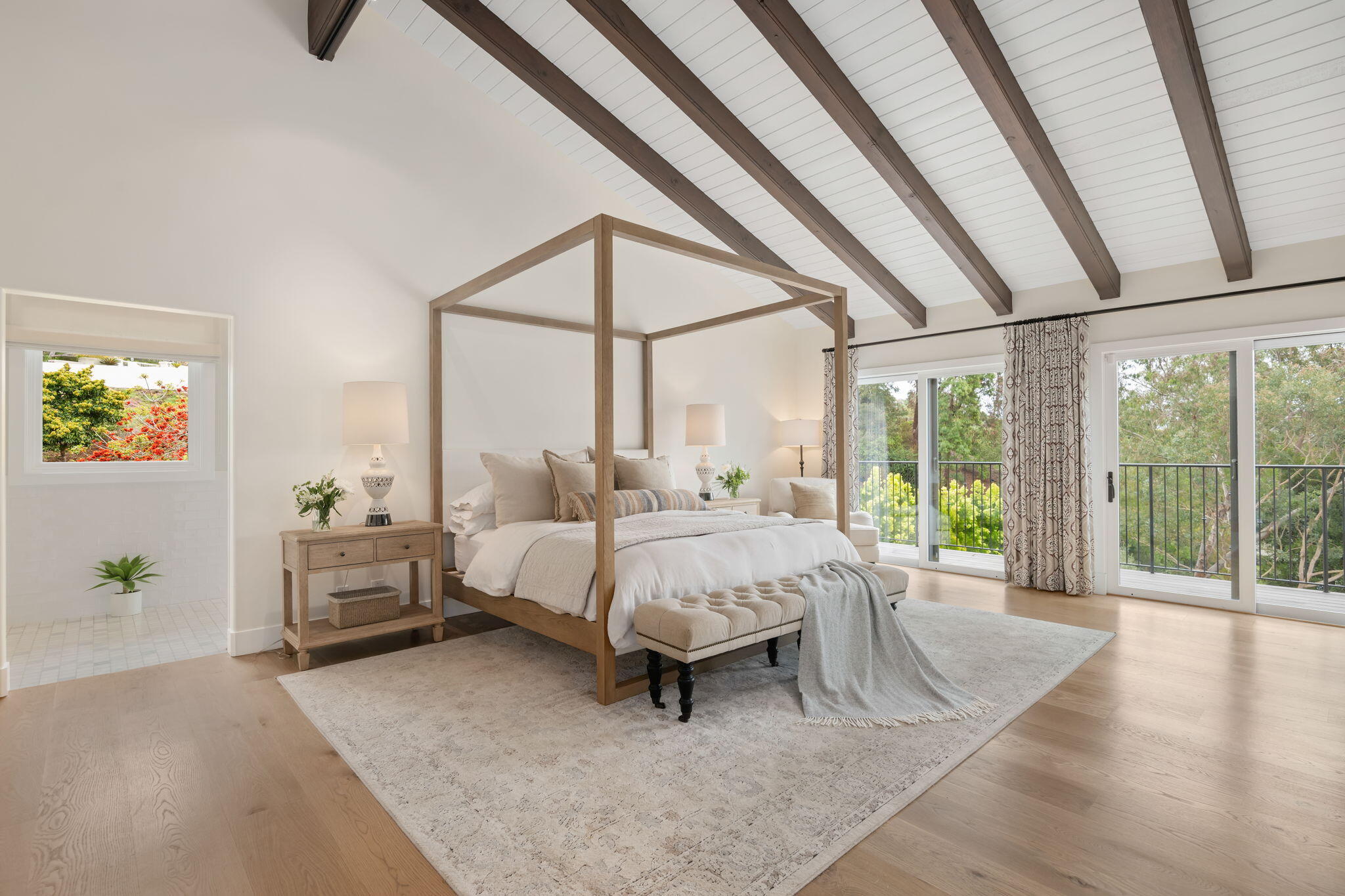 855 Miramonte Drive Santa Barbara, CA 93109 - Photo 23 of 51 a bed room with furniture and a window