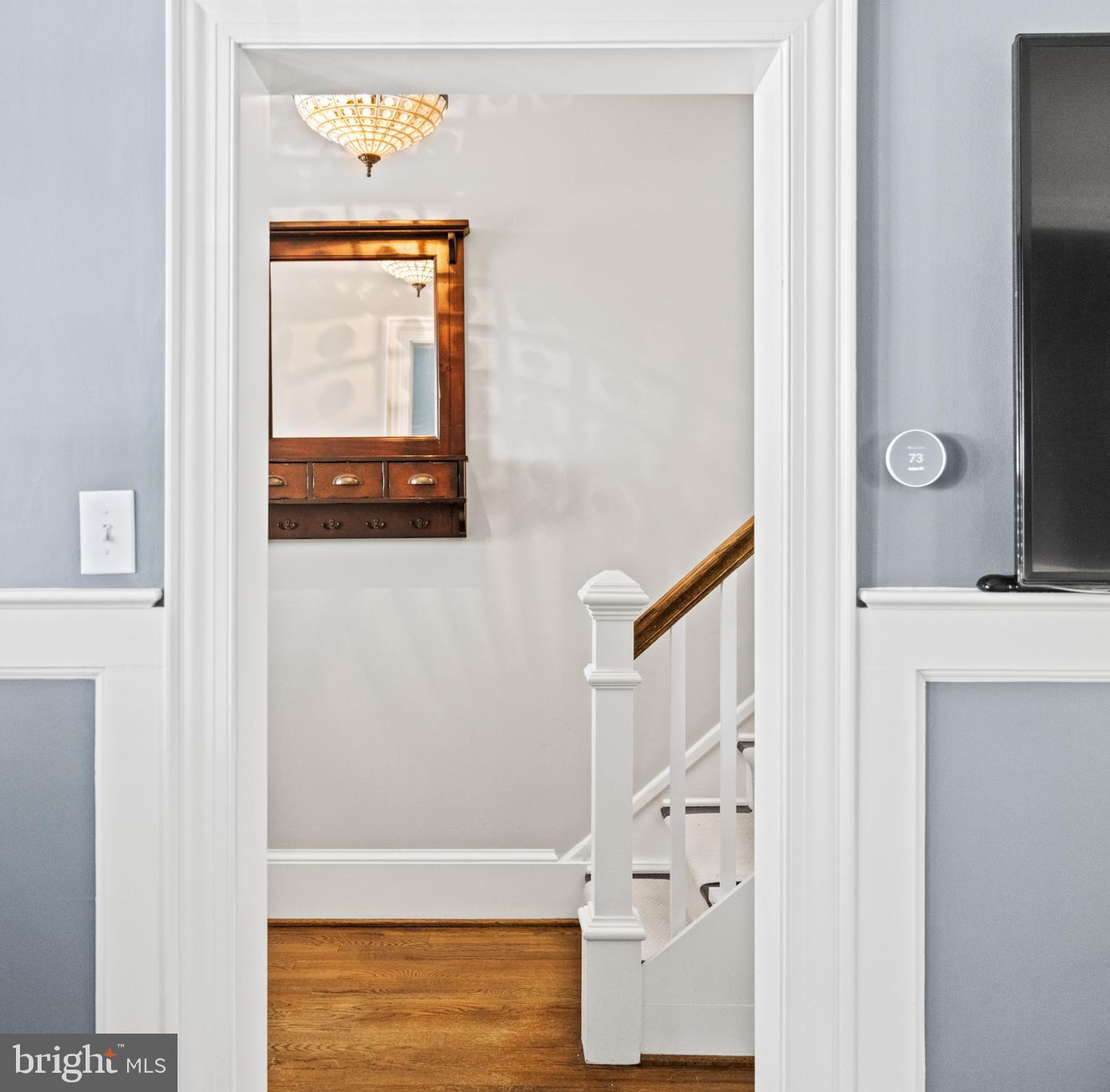 5212 MacArthur Boulevard Northwest Washington, DC 20016 - Photo 20 of 59 a view of bathroom with mirror