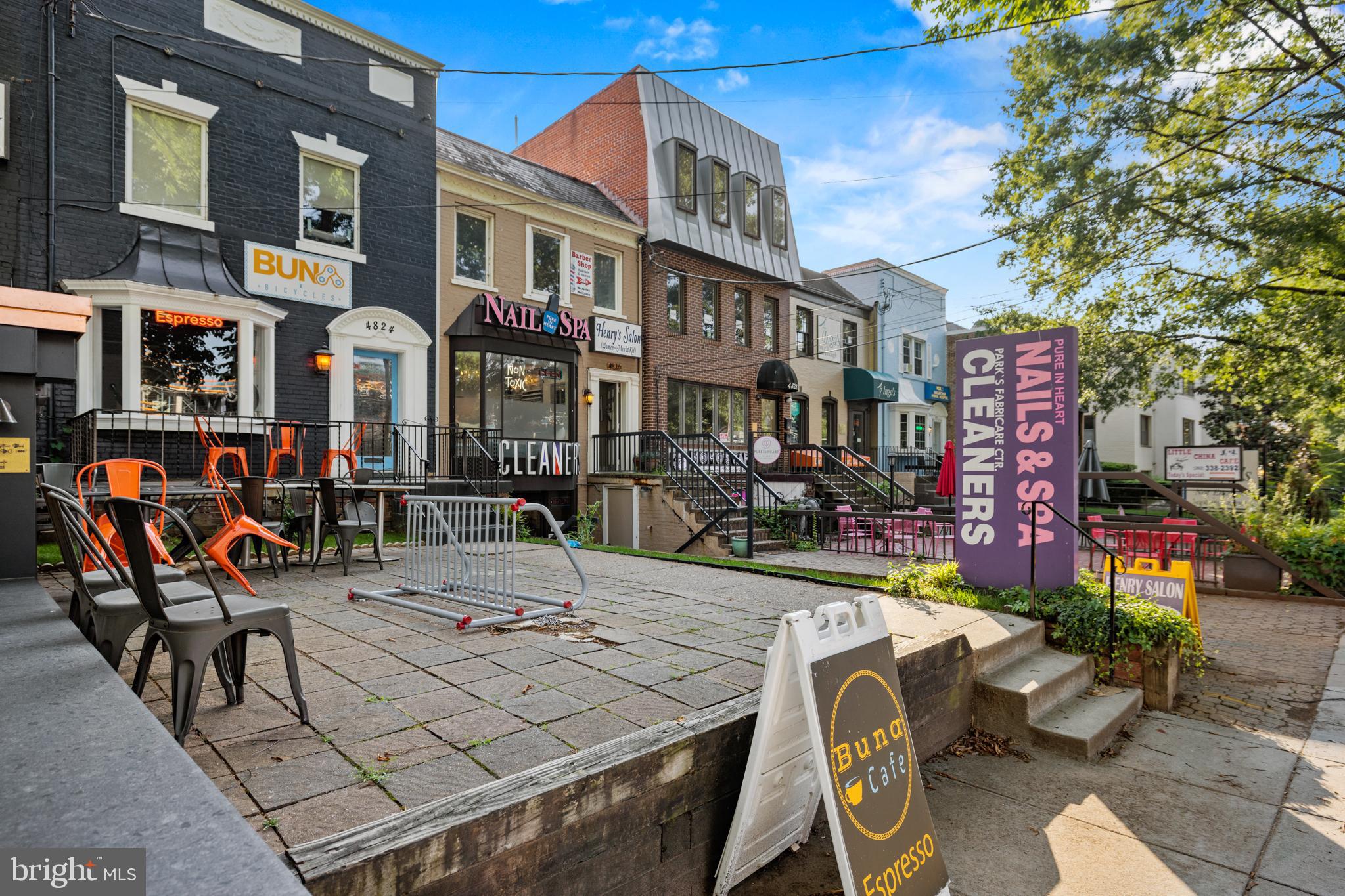 5212 MacArthur Boulevard Northwest Washington, DC 20016 - Photo 53 of 59 a view of outdoor space yard deck patio and fire pit