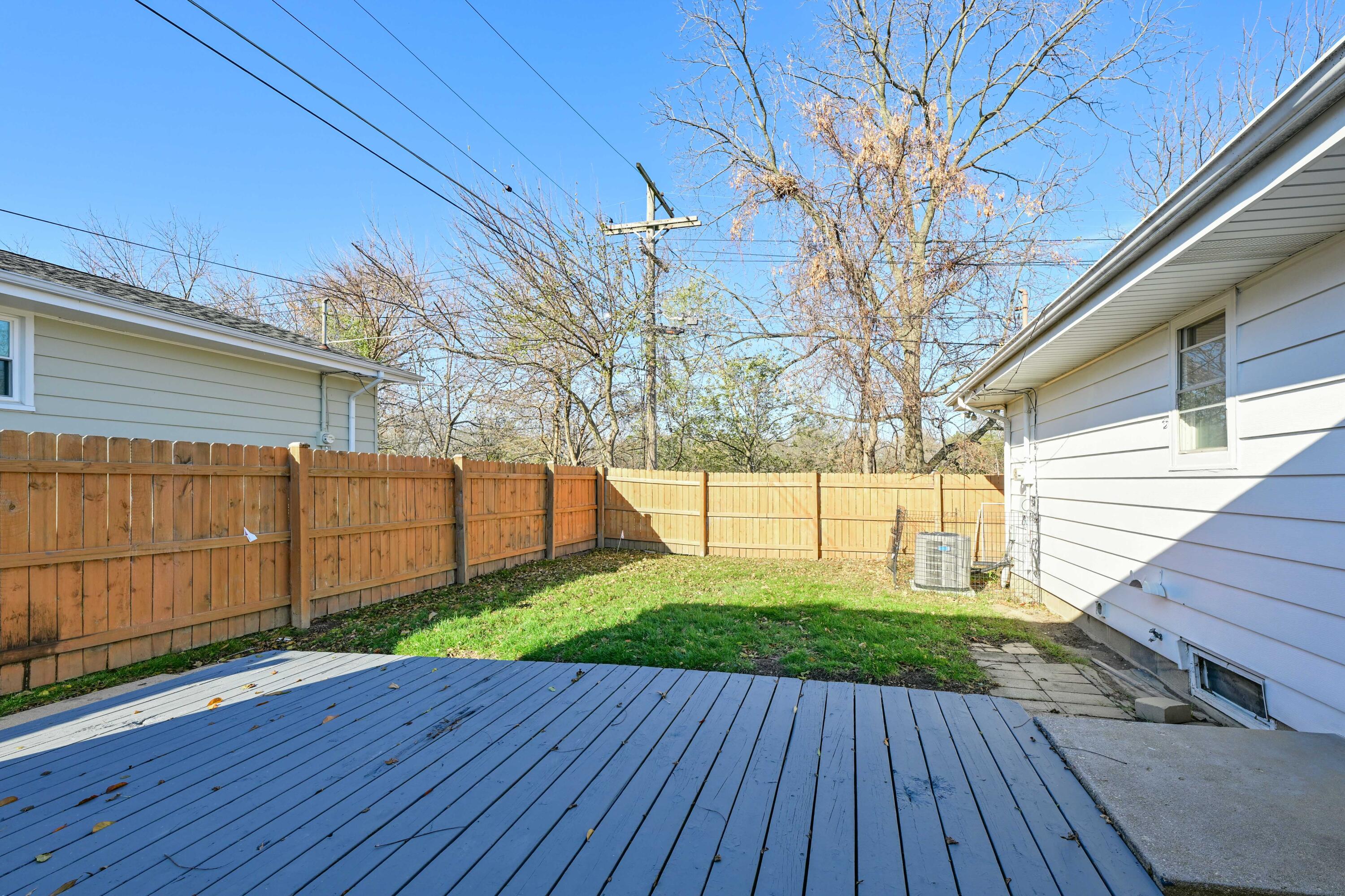 4812 Ridgeway Avenue Racine, WI 53406 - Photo 26 of 27 Freshly Painted Deck off of Family Room!!