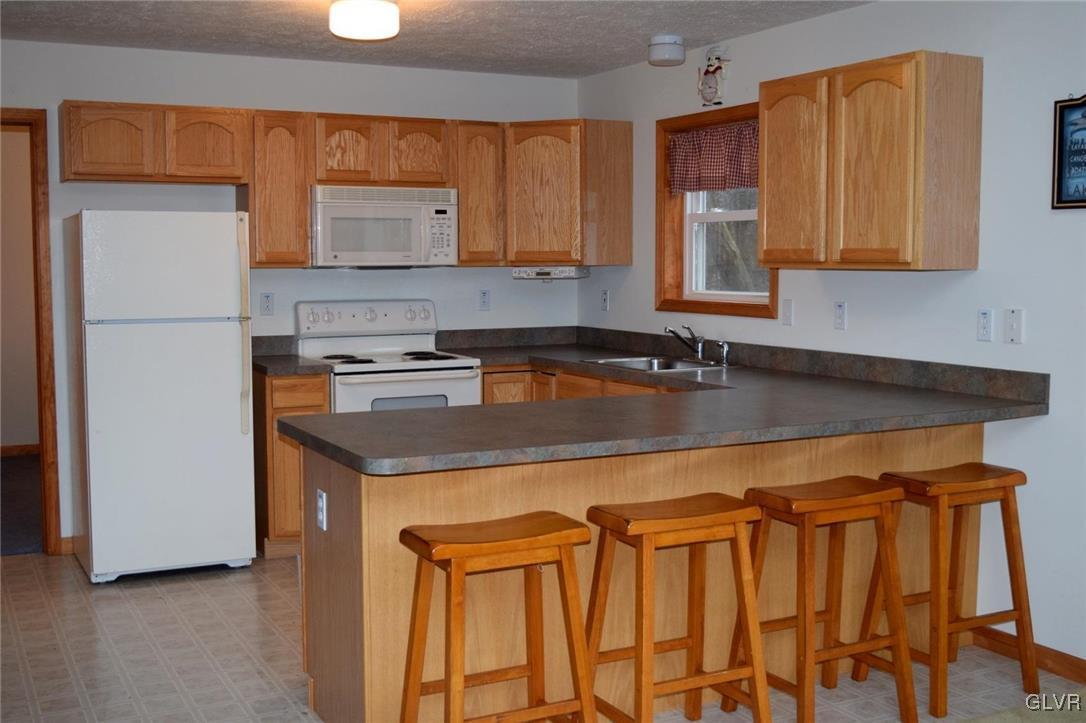 290 Brier Crest Road Blakeslee, PA 18610 - Photo 16 of 43 a kitchen with stainless steel appliances granite countertop a sink stove and refrigerator
