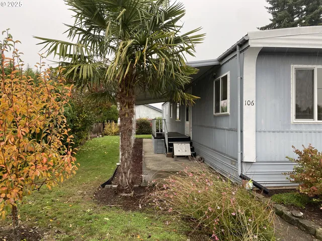 a house with a tree in front of it