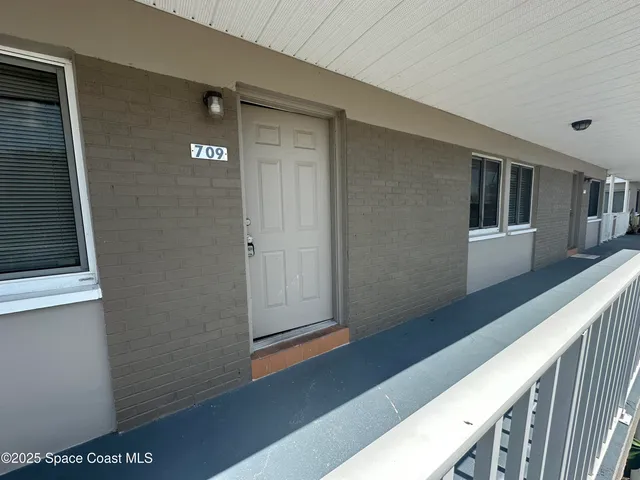 a view of front door