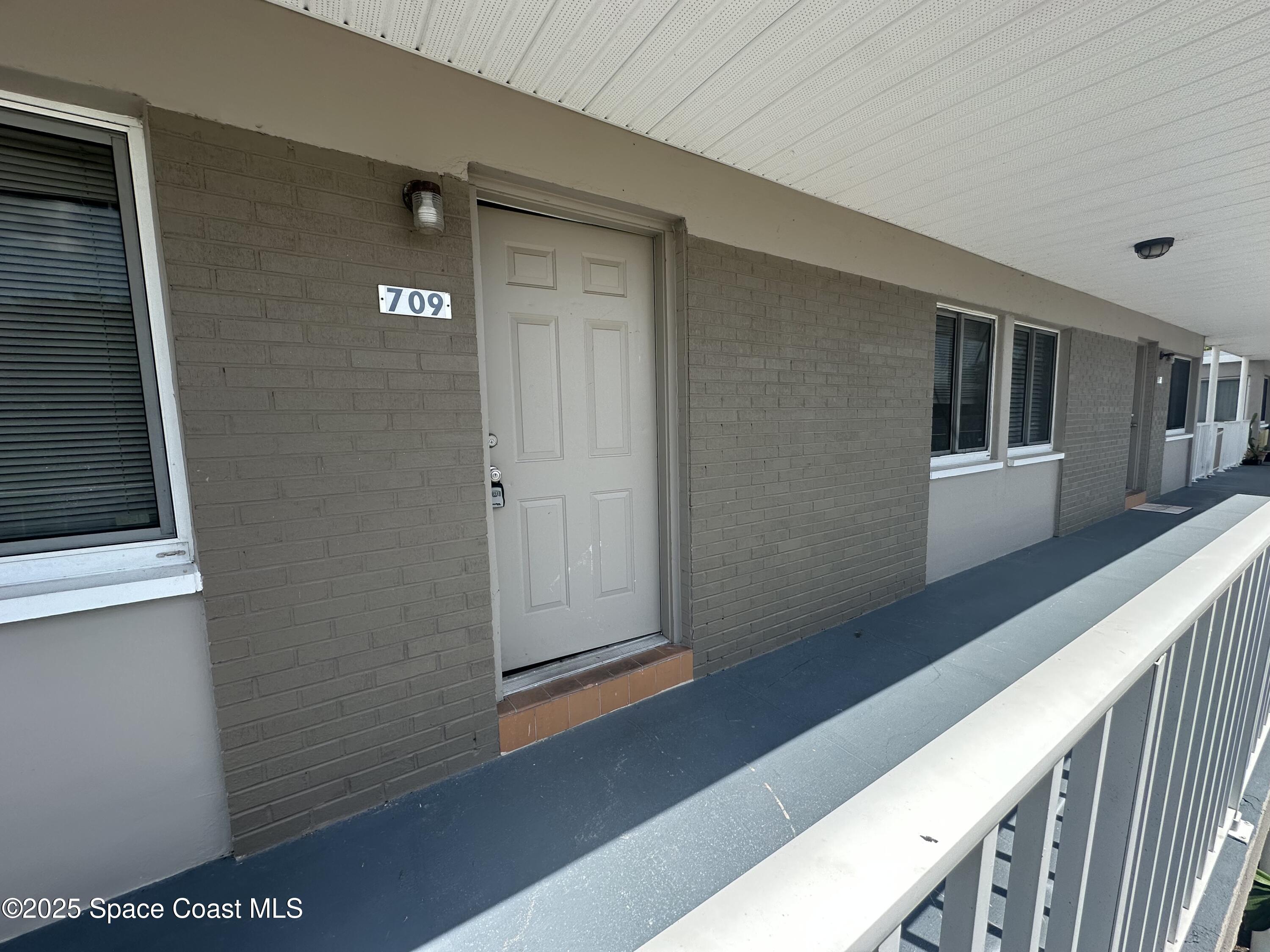 800 North Fiske Boulevard, Unit 709 Cocoa, FL 32922 - Photo 3 of 11 a view of front door