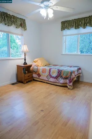 a very nice looking room with a large window