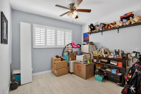 a room with storage and utility