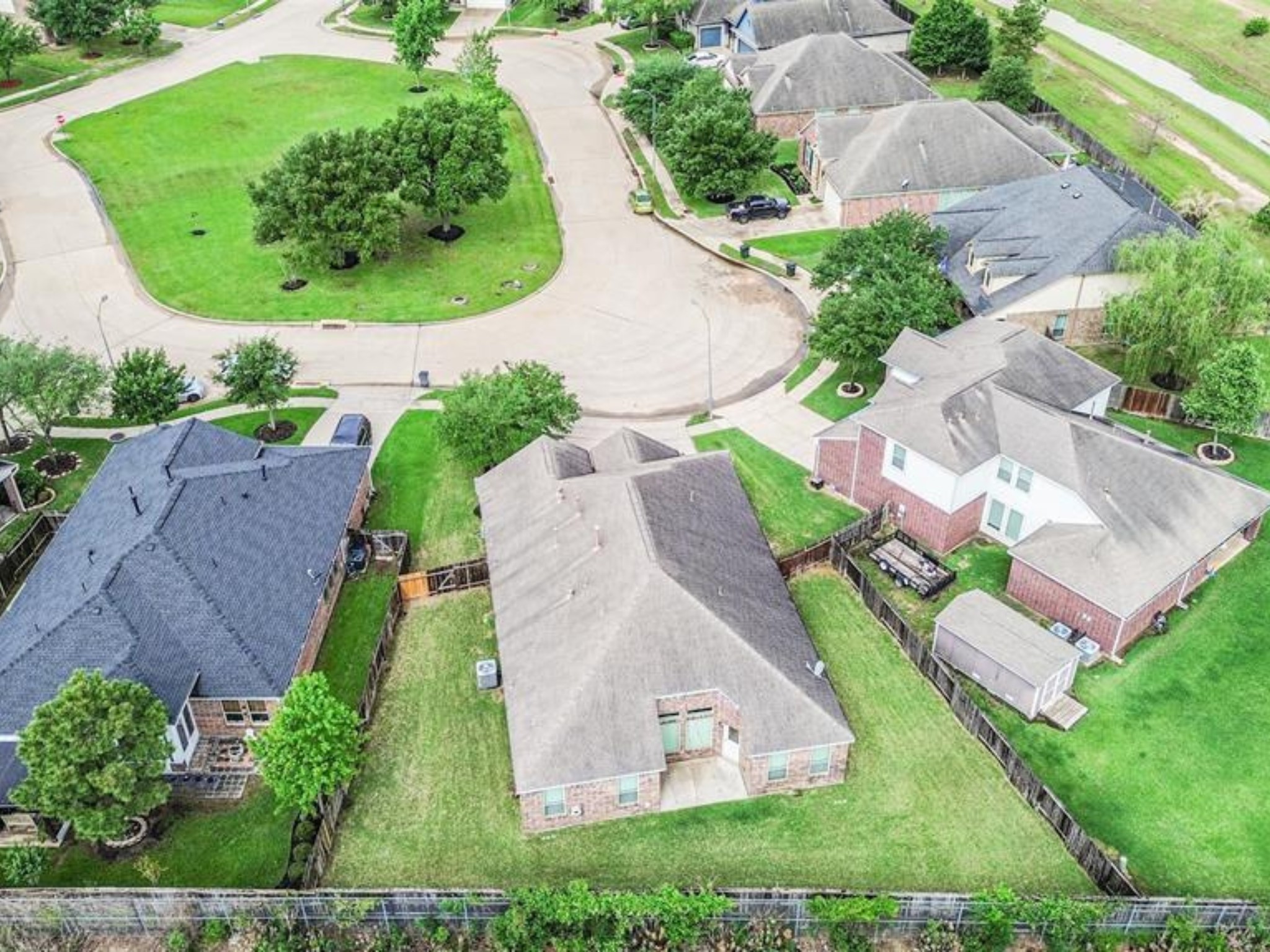 18419 Windy Knl Way Houston, TX 77084 - Photo 48 of 50 an aerial view of a house