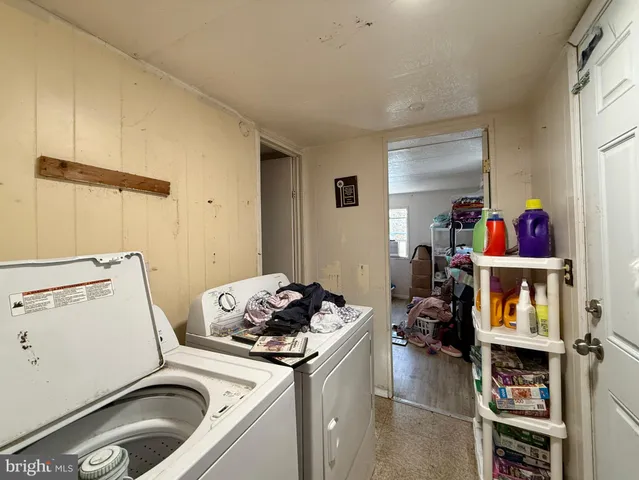 a room with storage and utility