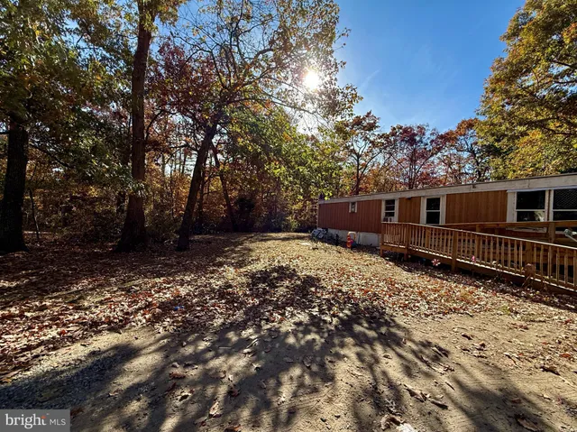 a backyard of a house