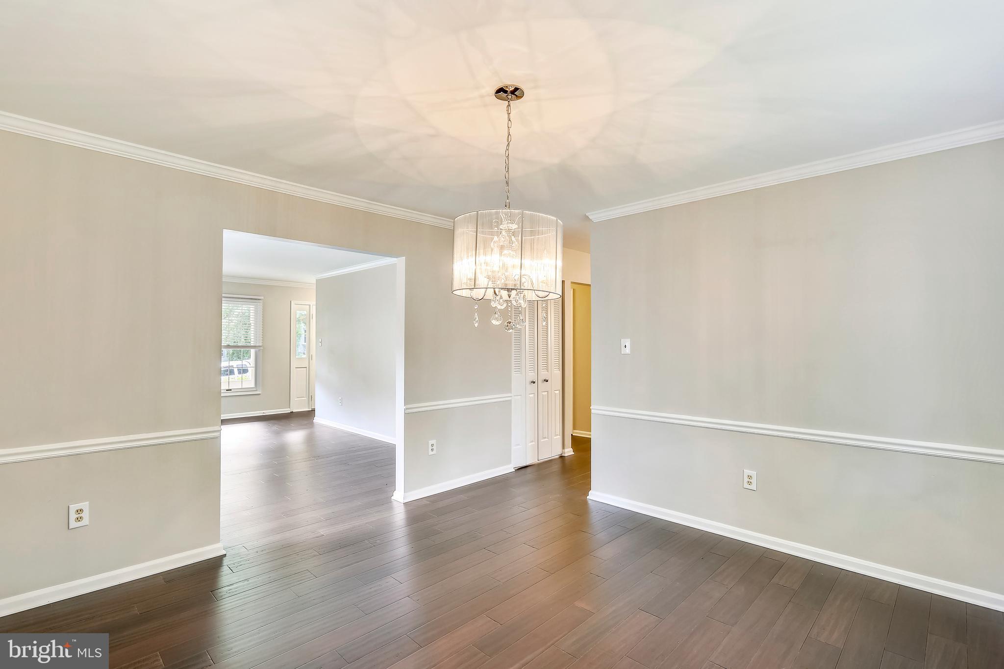 129 Summit Hall Road Gaithersburg, MD 20877 - Photo 12 of 48 Dining room with NEW wide plank hardwoods