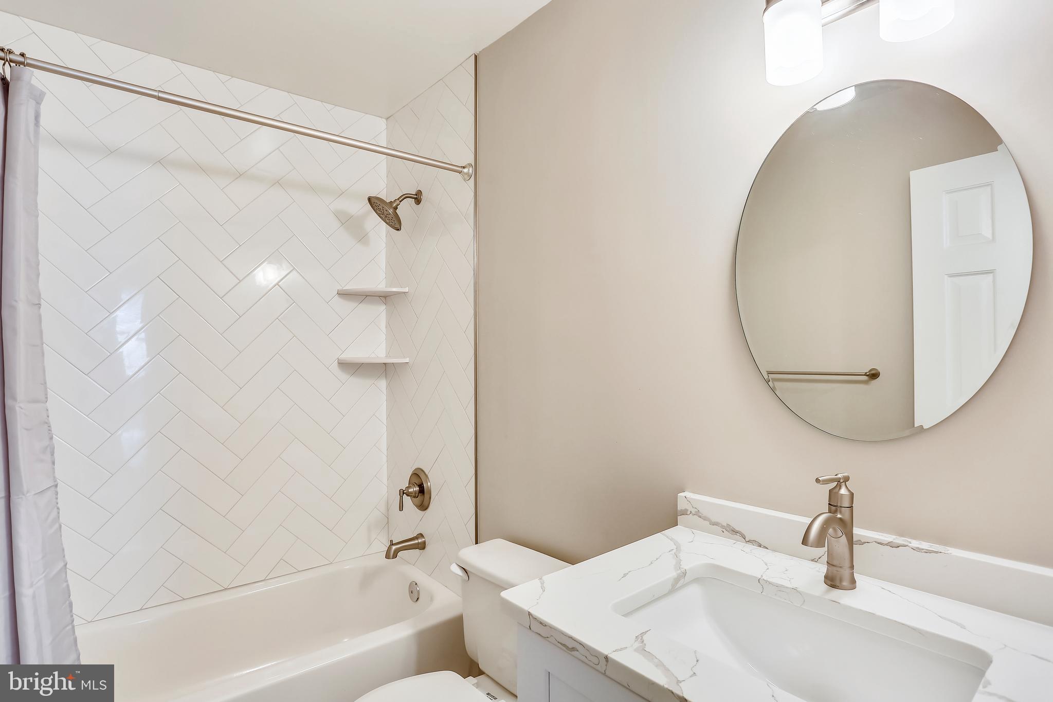 129 Summit Hall Road Gaithersburg, MD 20877 - Photo 32 of 48 Renovated upper hall bathroom