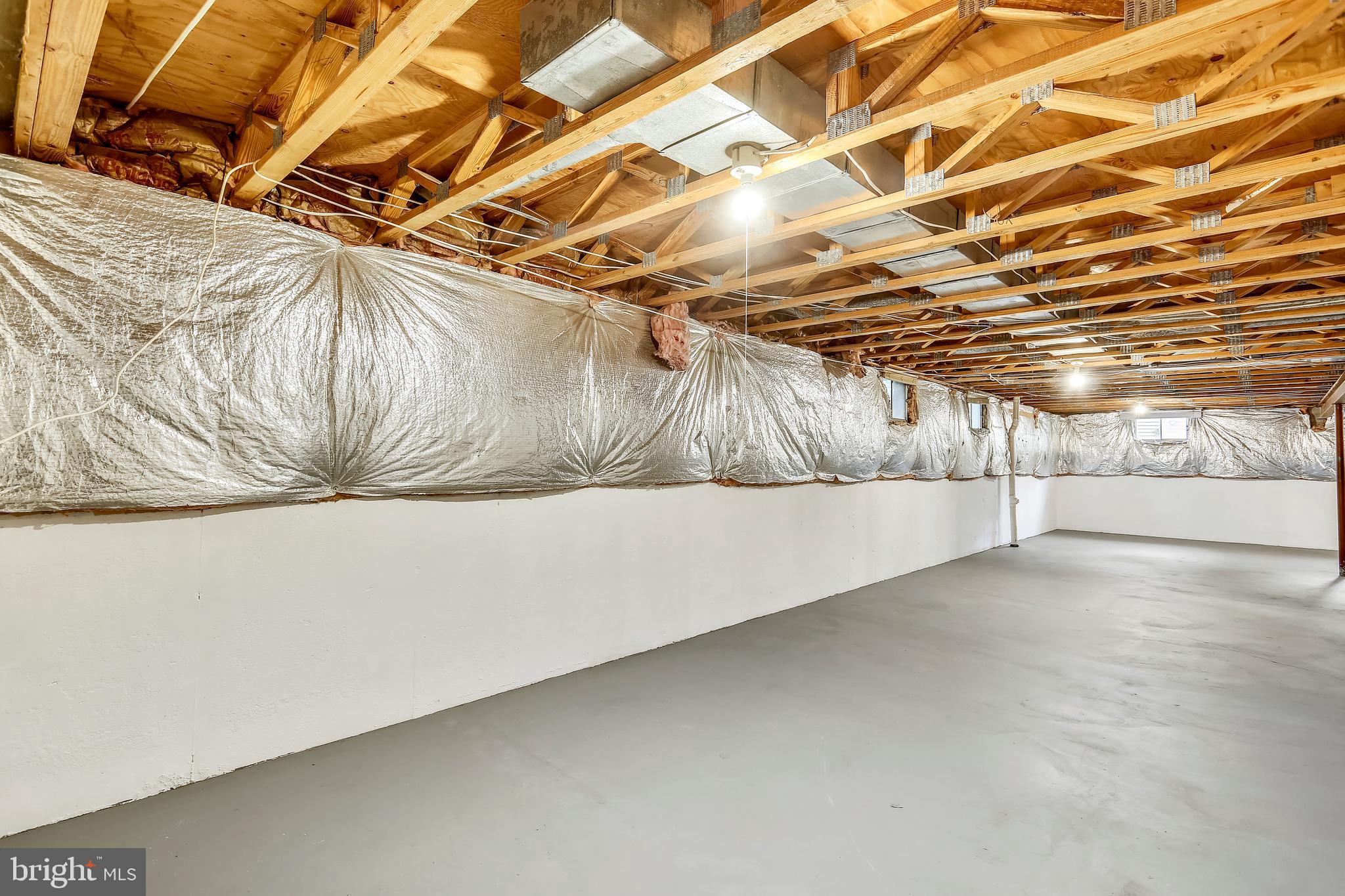 129 Summit Hall Road Gaithersburg, MD 20877 - Photo 40 of 48 Unfinished lower level with NEW hot water heater