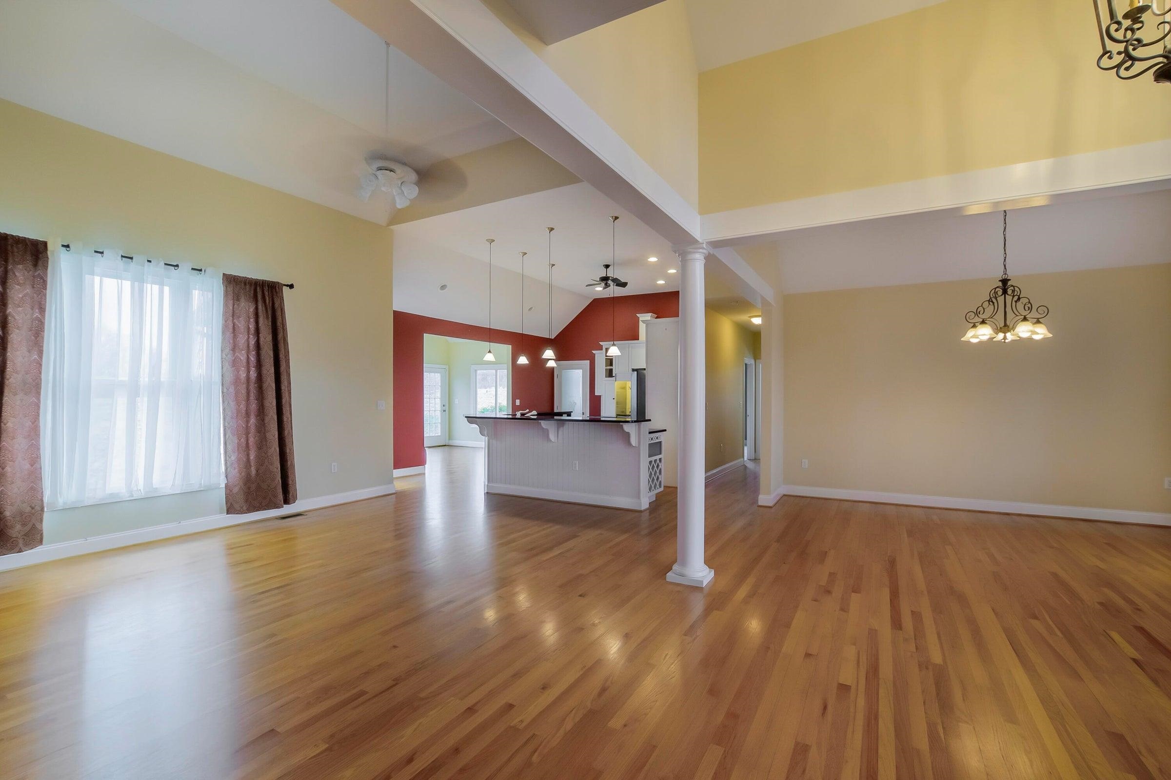 120 Springridge Lane Fairfield, VA 24435 - Photo 56 of 56 Open floor plan with kitchen, dining room, living room and sun room!