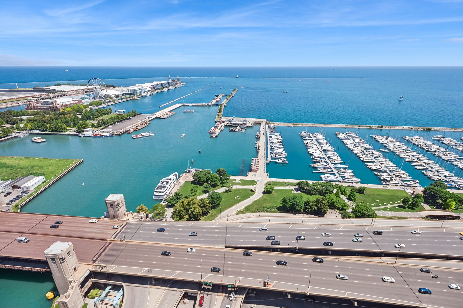 450 East Waterside Drive, Unit 2902 Chicago, IL 60601 - Photo 19 of 44 a view of a terrace with lake view