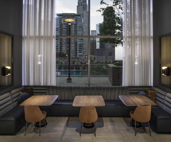 450 East Waterside Drive, Unit 2902 Chicago, IL 60601 - Photo 42 of 44 a couple of chairs sitting in front of a window