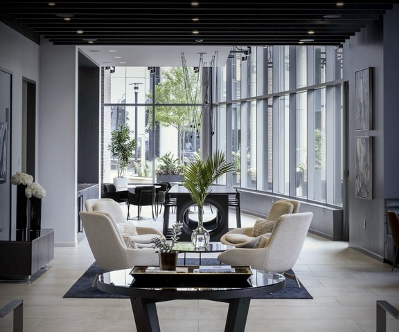 450 East Waterside Drive, Unit 2902 Chicago, IL 60601 - Photo 43 of 44 a view of a dining room with furniture window and outside view