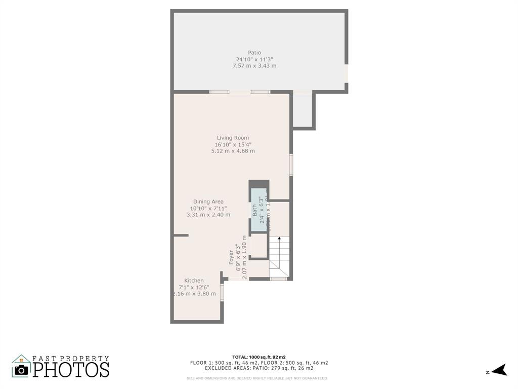 499 Southeast 13th Street, Unit 8E Fort Lauderdale, FL 33316 - Photo 7 of 34 a picture of a room with a floor plan