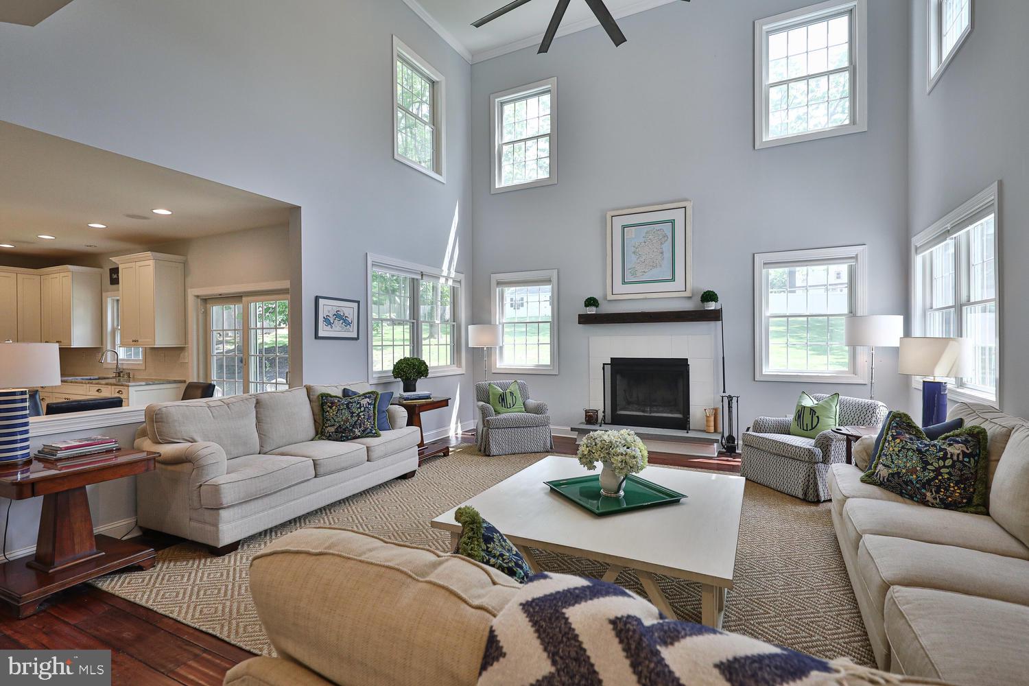 420 Ambler Road Fort Washington, PA 19034 - Photo 13 of 36 Great Room w/ Wood-Burning Fireplace